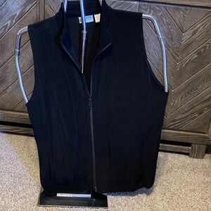 Chico's Black Zip-Up Vest